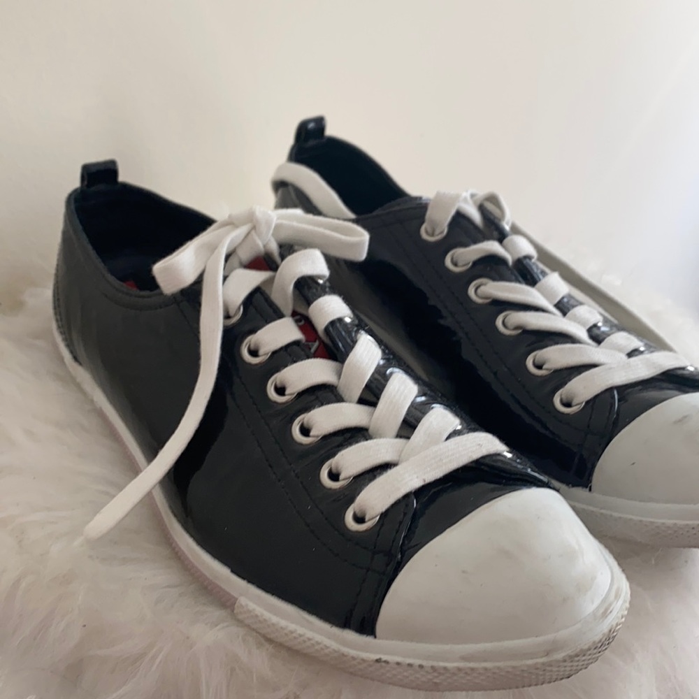 Prada Patent Leather Sneaker